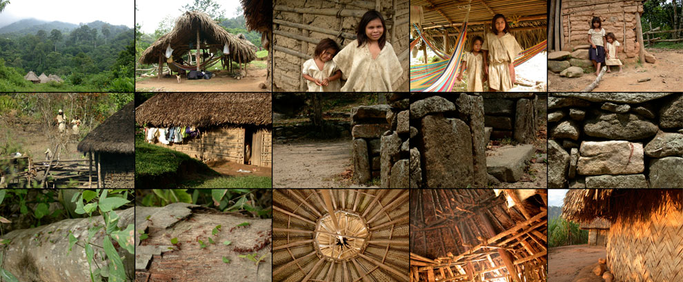 Mosaico Imagenes Pueblo Arhuaco